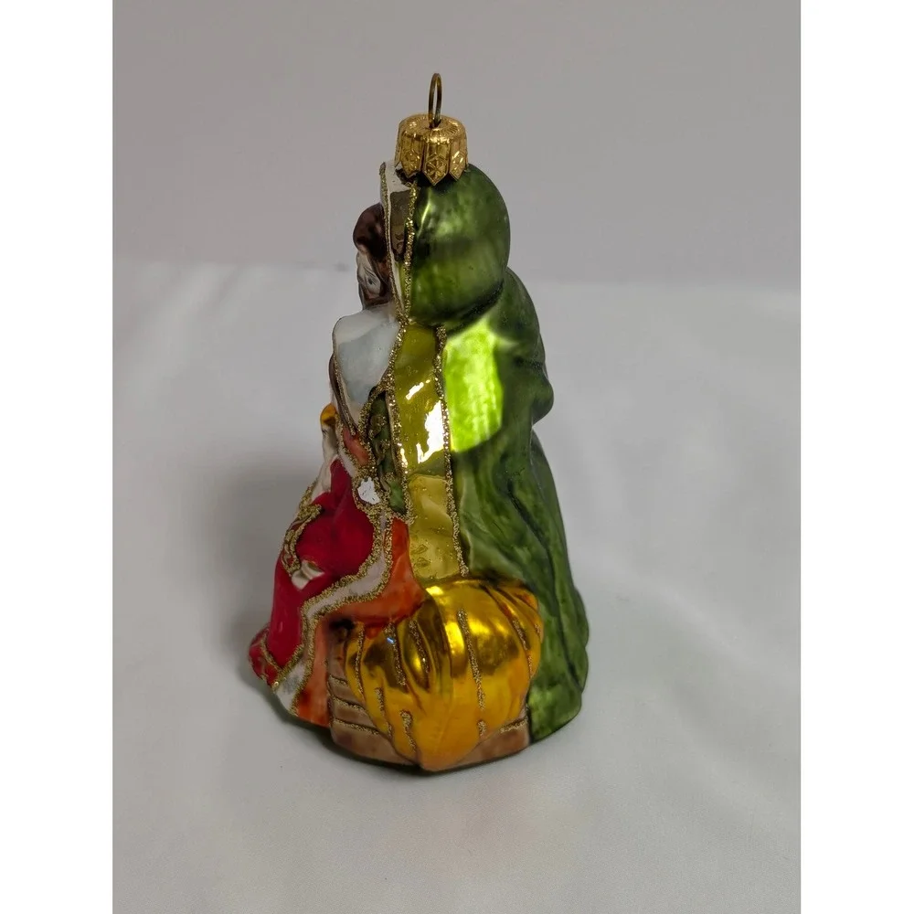 Silverado Holy Family Nativity Glass Christmas Ornament Joseph Mary Baby Jesus